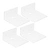 CAXUSD 4pcs Floating Wall Shelf for Monitor Floating Shelves for Wall Storage Rack for Speakers Security Camera Holder view 1