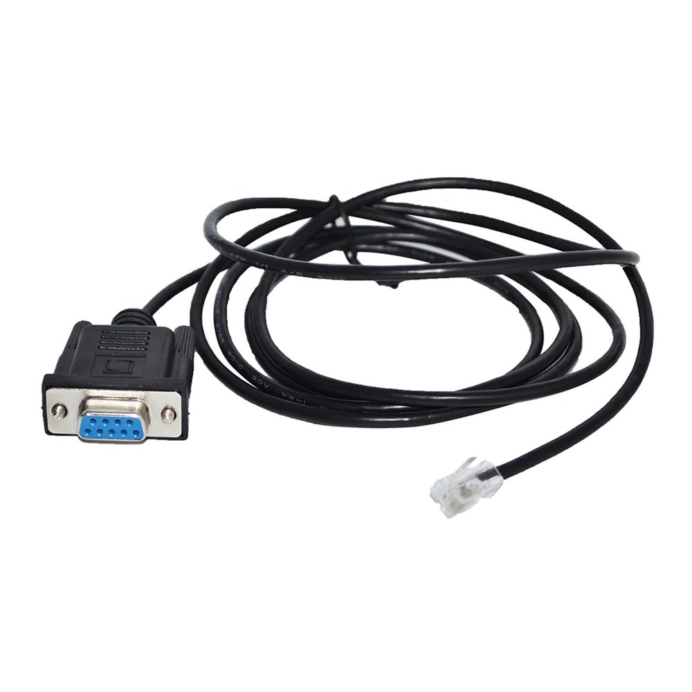 lowmountainswere HFHYDZSW DB9 D-SUB9PIN RS232 to RJ11 RJ12 6P4C Converter PLC Programming Cable KV Series PLC to PC Communication Cable(3m)
