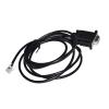 lowmountainswere HFHYDZSW DB9 D-SUB9PIN RS232 to RJ11 RJ12 6P4C Converter PLC Programming Cable KV Series PLC to PC Communication Cable(3m) view 2