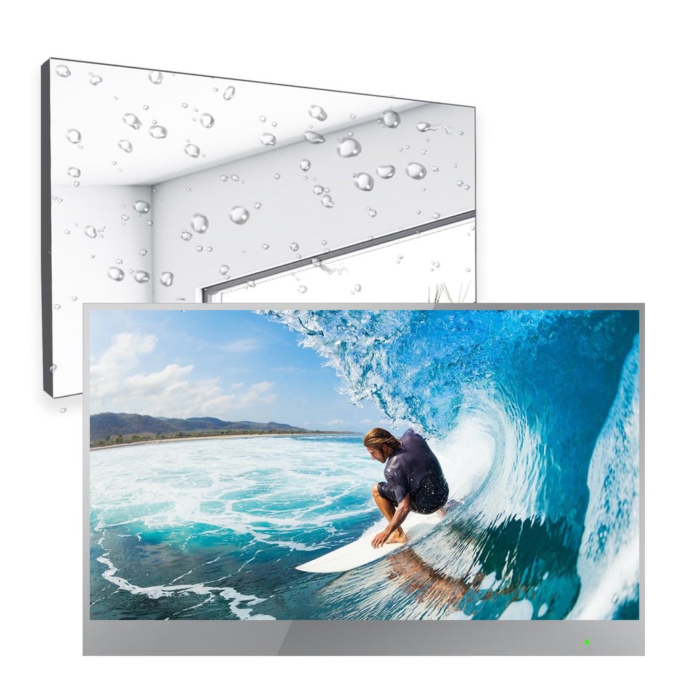 elecsung 22inch Smart Mirror Bathroom TV webOS 1080P Waterproof with Integrated HDTV(ATSC) Tuner, Built-in Speakers, Wi-Fi and Bluetooth,SS215U24 Model 2026
