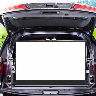 BERWDUXA 16:9 Tabletop Projector Screen Little Manual Pull Up Projection Screen 20in 30in 40in 50in Portable Movie Screen for Home Cinema Indoor Outdoor Travel Camping(20inch(16:9))
