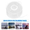 KOMBIUDA Multifunctional Water Soluble String 3 Rolls of PVA Tape for Fishing Fast Dissolving Easy to Use Fishing Accessory view 4
