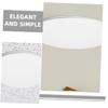 IWOWHERO Acrylic Ceiling Light Fixture with Easy Installation Modern Lampshade Cover for Bedroom Dining Room Durable Elegant Design Round Replacement Shade view 4
