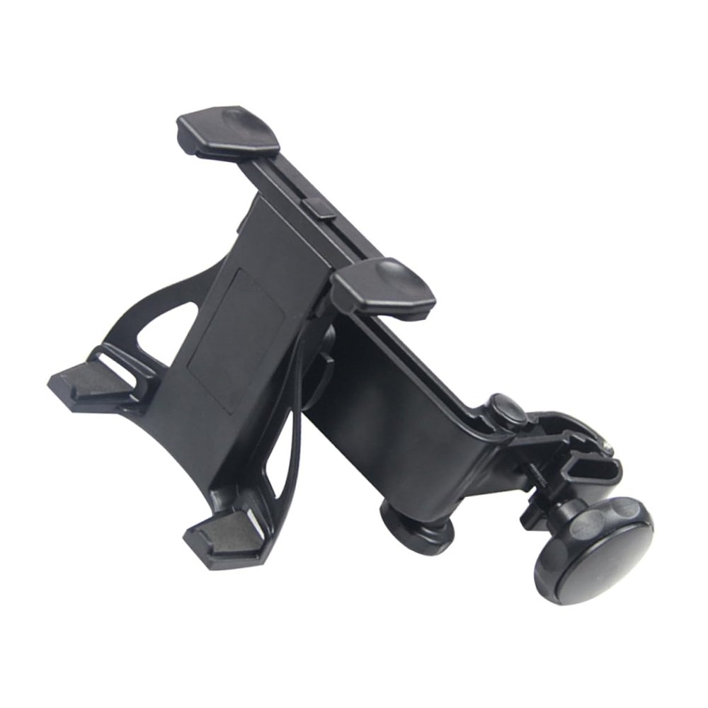 FONDOTIN Car Phone Bracket Vent Mount Car Phone Holder Seat Headrest Tablet Stand Plastic Construction Black