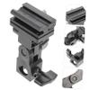 Mikikit Light Stand Adapter for Flash Trigger Bracket Umbrella Clamp Camera Flash Bracket Light Stand Spigot view 3