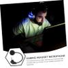 FELTECHELECTR Gaming Headset Microphone with Voice Amplifier in-line Mic for Home Office Live Streaming and Gaming Convenient and Practical for Needs view 4
