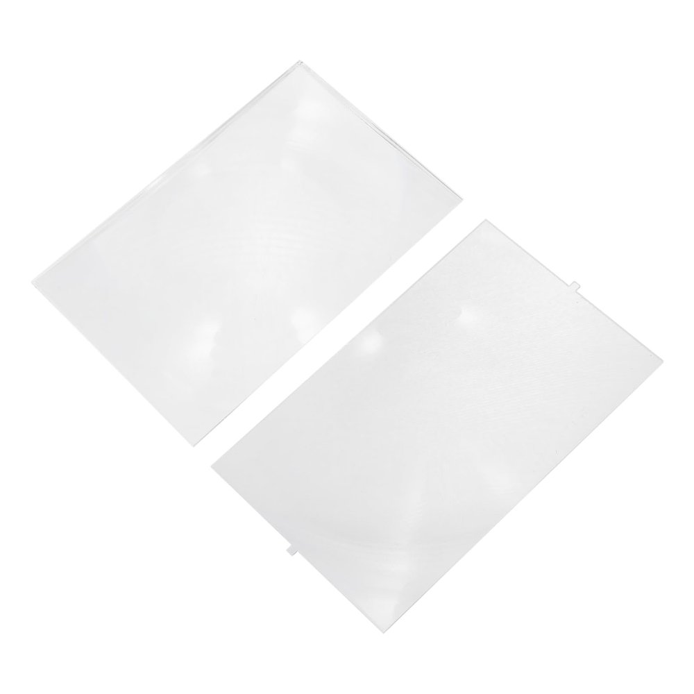 BCOATH 2pcs Projector Fresnel Lens Large 90x140mm High Definition Optical Experiment Lens