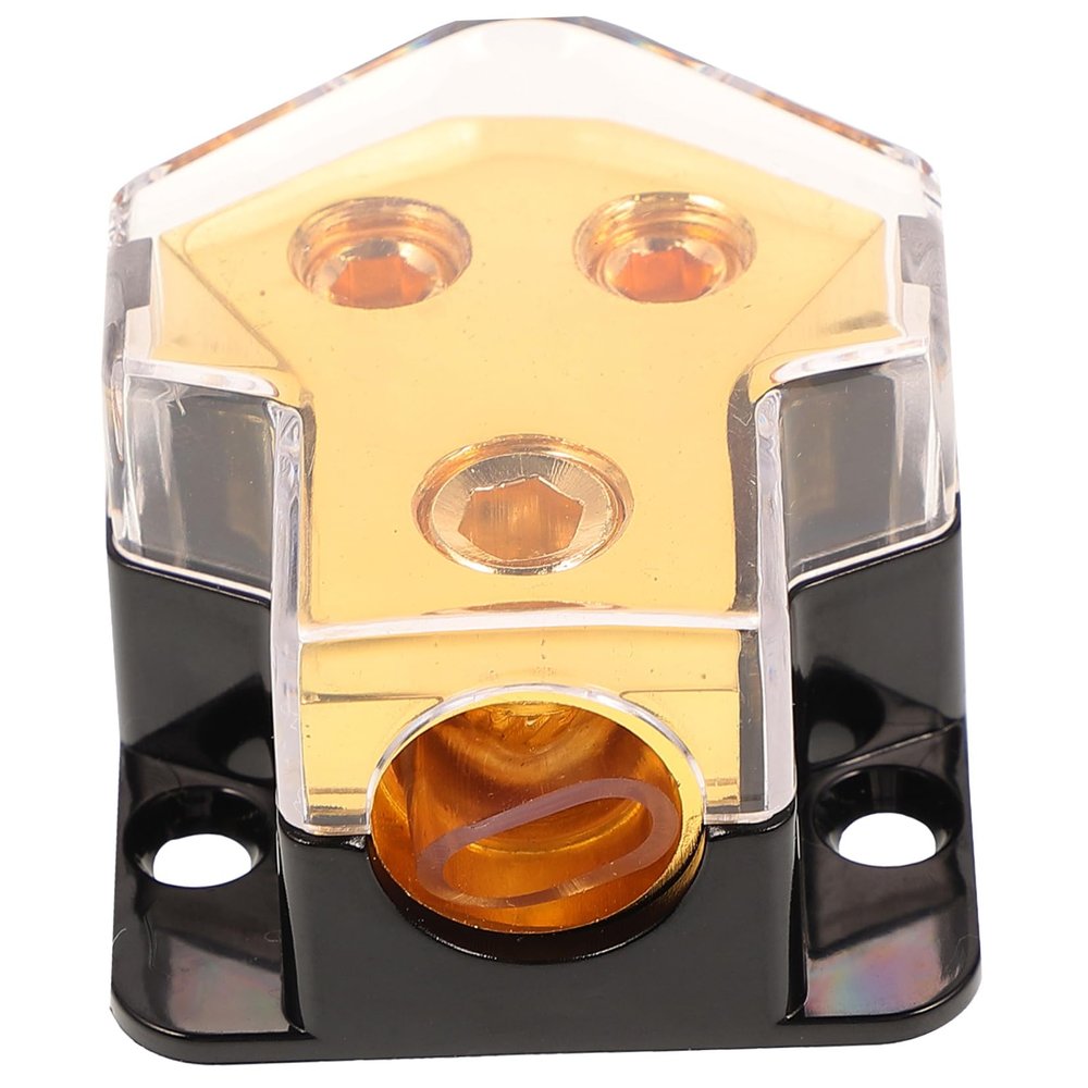 Yardenfun Automotive Distribution Block Ground Splitter Construction for Compatible Amplifiers for Cars Boats and More