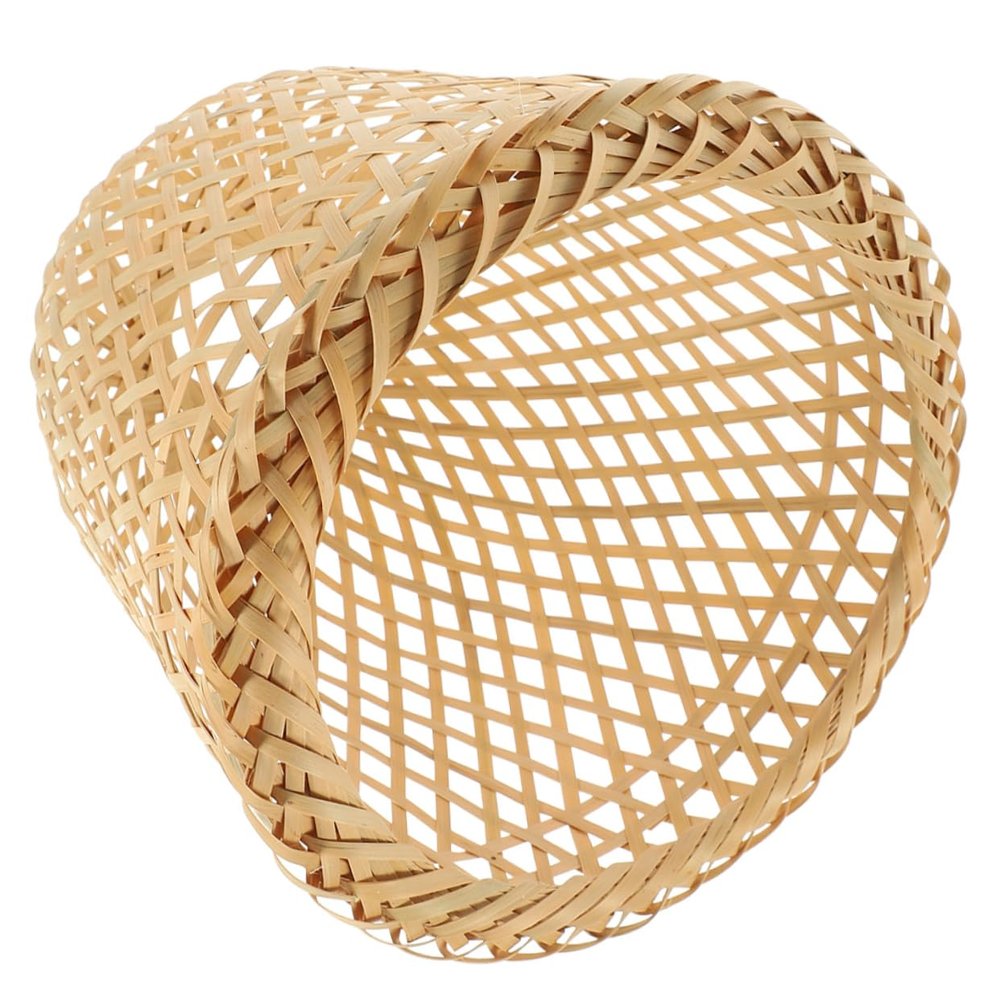 Levemolo Woven Chandelier Shades Bamboo Lampshade Decorative Pendant Light Cover Ceiling Light Cover for Hotel