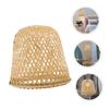 Levemolo Woven Chandelier Shades Bamboo Lampshade Decorative Pendant Light Cover Ceiling Light Cover for Hotel view 2