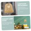 Levemolo Woven Chandelier Shades Bamboo Lampshade Decorative Pendant Light Cover Ceiling Light Cover for Hotel view 3