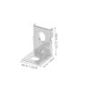 BRIGHTFUFU 4pcs Electrical Brackets Kit Power Supply Holder for Residential and Commercial Switching Power Supplies Mounting view 3