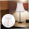 ULDIGI Decorative Cloth Ceiling Light Shade Elegant Wave Bottom Lampshade for Home Lighting Simple Style Fabric Light Cover for Ceiling and Wall Lamps Pink Design view 4