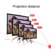 XAWSOP Projector Screen with Stand, HD Indoor and Outdoor Movie Projection Screen, Portable Projector Screen, for Movie, Home Theater, Gaming, Office,4:03-84 inch view 3