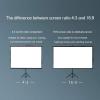 XAWSOP Projector Screen with Stand, HD Indoor and Outdoor Movie Projection Screen, Portable Projector Screen, for Movie, Home Theater, Gaming, Office,4:03-84 inch view 4