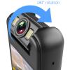 Dpofirs 2K HD Body Worn Camera, Wearable Body Camera with Wide Angle Lens, Timelapse Photography, Body Cameras for Law Enforcement, Riding, Outdoor view 4
