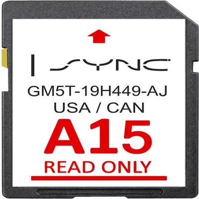 2025 Latest Version A15 Navigation SD Card Compatible with Ford/Lincoln, Includes New Updated Roads USA and Canada - Sync 2 Navigation System