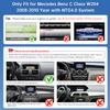 Road Top 12.3 Inch Ultra-Narrow CarPlay Touchscreen for Mercedes-Benz C Class W204 2008-2010 Year with NTG4.0 System, Support Wireless Carplay, Android Auto Navigation, Mirrorlink view 3