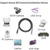 FENGHAISHUN DC5.5mm x 2.5mm Adaptor Power Pigtails Cable DC5525 Male Plug to Bare Wire Open End Power Supply Repair Cord 16AWG Barrel Connector Pigtail for Security Camera DVR LED Black 1m/3FT view 2