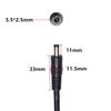 FENGHAISHUN DC5.5mm x 2.5mm Adaptor Power Pigtails Cable DC5525 Male Plug to Bare Wire Open End Power Supply Repair Cord 16AWG Barrel Connector Pigtail for Security Camera DVR LED Black 1m/3FT view 4