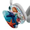 Case Cover for AirPods Max Headphones, Soft PBT Ear Cups Cover/Protective Case for AirPods Max, Accessories Protector Cover, Seashell Coral Starfish view 2