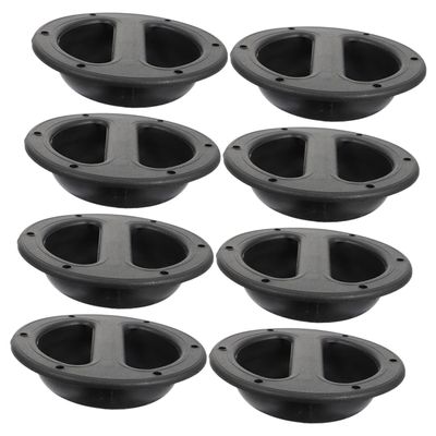 HOMOCONO 8pcs Replacement Speaker Handles Heavy Duty Recessed Door Handles for Cabinets Audio Fittings Smooth Surface and Impact Resistance Suitable for Speakers