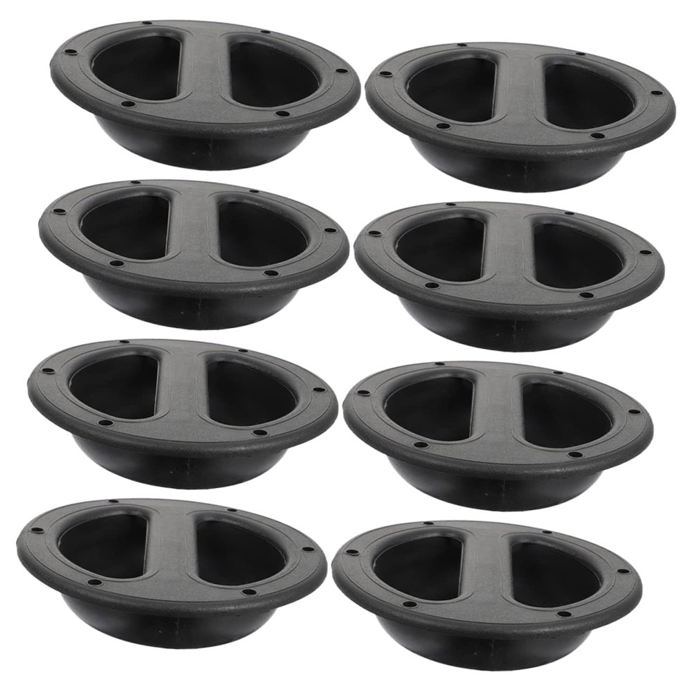 HOMOCONO 8pcs Replacement Speaker Handles Heavy Duty Recessed Door Handles for Cabinets Audio Fittings Smooth Surface and Impact Resistance Suitable for Speakers