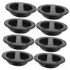 HOMOCONO 8pcs Replacement Speaker Handles Heavy Duty Recessed Door Handles for Cabinets Audio Fittings Smooth Surface and Impact Resistance Suitable for Speakers view 1