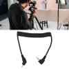 Flash Sync Cable, Synchronize Easy Storage Male to Male Flash Sync Cable for DSLR Camera view 3