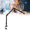 Camera Arm Clamp Mount, 1/4in Screw Hole Extendable Clamp Camera Desk Mount 3 Section High Precision Flexible for Projector view 4