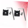 BELLIFFY Cold Shoe Flash Adapter Mount Sturdy Metal Cold Shoe Bracket Mini Hot Shoe 1/4'' Screw Compatible Adapter for view 4