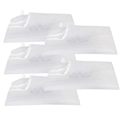 TOVINANNA 5pcs Beard Shaving Bib Apron Men Beard Catcher Shaving Apron Easy Clean Dry Suction Cup