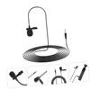 BRIGHTFUFU Lavalier Clip Microphone for Lightweight Mic Sturdy Collar Clip for Interviews Streaming Vlogging and Gaming Audio Connection view 4