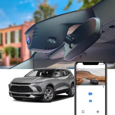 Fitcamx 4K Dash Cam for 2019-2024 Chevy Blazer & Blazer EV RS LT Premier (HD2-6271/No Vents), OEM Look, UHD 2160P Video, Built-in WiFi & APP, Loop Recording G-Sensor, Easy to Install, 64GB Card