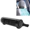 ZJchao Car Mounted Seat Cooling Fan USB 3 Speeds Portable Fan Headrest Cooling for RV Truck (Black) view 4
