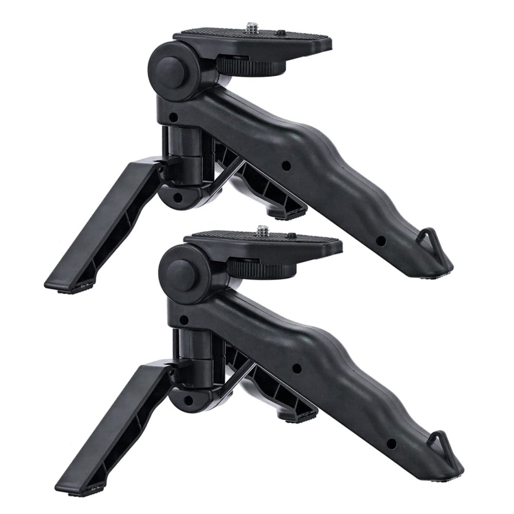 ULDIGI 2pcs Mini Tripod Stand for Camera and Phone Lightweight Desktop Holder for and Vlogging Portable Handheld Support for Indoor and Outdoor Use
