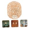 Levemolo Rustic Pendant Lampshade Hand-woven Light Cover for Ceiling Fixtures Softens Light for Home Hotel Restaurant Decor Easy Installation view 4