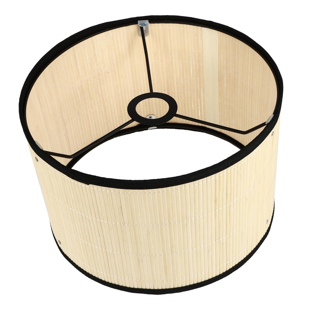 QUMIIRITY 1pc Design Bamboo Chandelier Lampshade Natural Warm Atmosphere for Bedroom