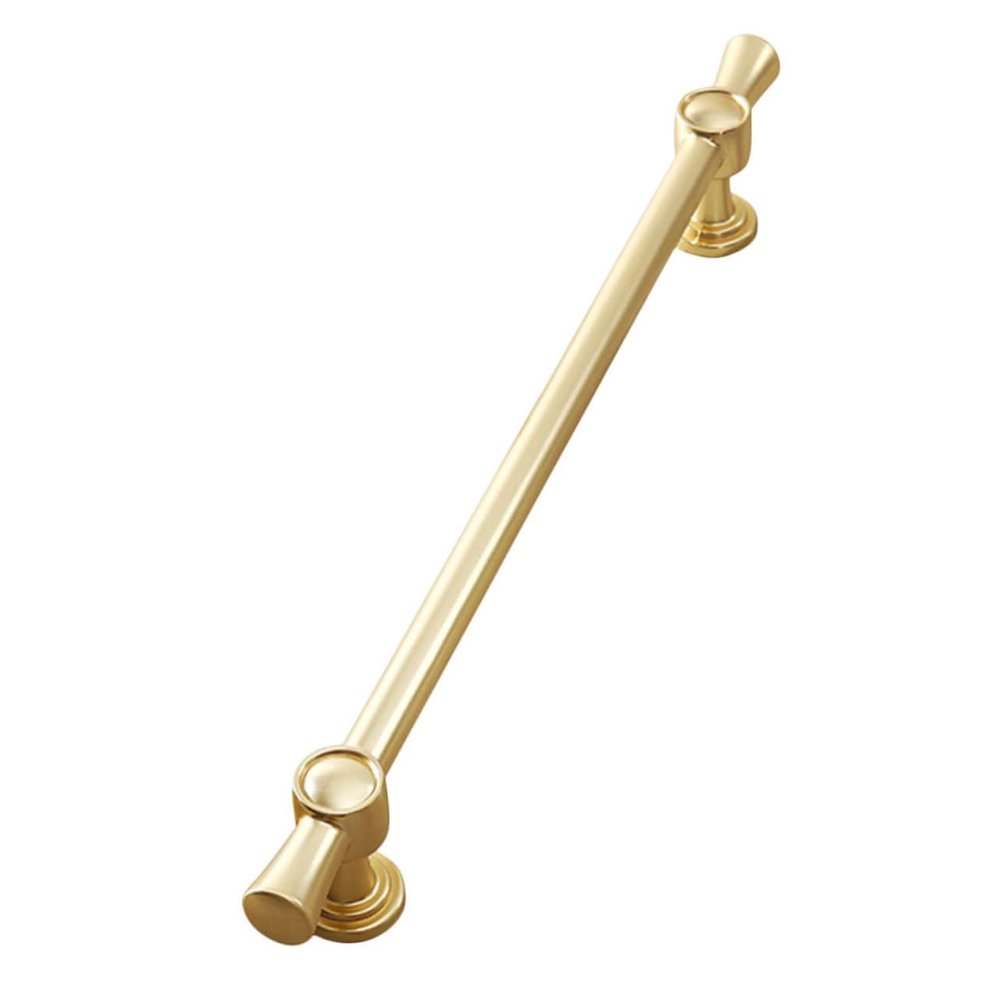 IWOWHERO Modern Style Cabinet Door Pulls Black Gold Drawer Pull Handles for Furniture Decor