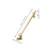 IWOWHERO Modern Style Cabinet Door Pulls Black Gold Drawer Pull Handles for Furniture Decor view 2