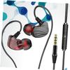 BELLIFFY in-Ear Wired Earbuds with Subwoofer Bass Ergonomic Fit for Running and Gaming Connector in-line Mic for Phone and Tablet Gunmetal Grey view 3