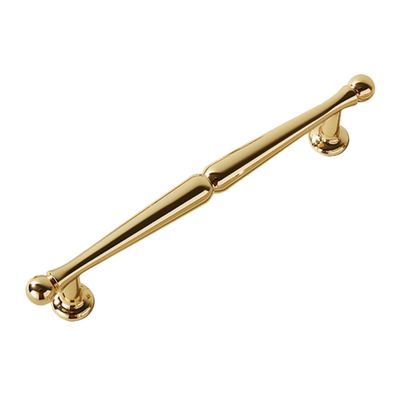 IWOWHERO Golden Handle Black Matte Modern Style Zinc Alloy for Kitchen Cabinets Wardrobes