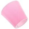 WHAMVOX Cloth Art Fabric Lamp Shade Replacement for Bedside and Desk Lamps Compatible Pink Pleated Design for Decor view 1