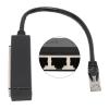 Estink RJ45 Ethernet Splitter Cable, Black 4 x RJ45 Net Port, Ethernet Cable Splitter ABS PCB, for Laptop, Computer, Router, Switch view 2