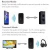 Audio Transmitter Receiver 2 in 1 Wireless 5.0 Audio Transmitter Receiver,ANC Noise Reduction Transmitter Receiver,Low Power Consumption Audio Adapter,for TV view 3