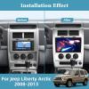 [2+64G] Android Car Radio for Jeep Liberty Arctic 2008-2013 - Wireless Carplay and Android Auto - 10.1 Inch Touchscreen Car Stereo with DSP/Multiple UI/WiFi/GPS/SWC + AHD Backup Camera view 2