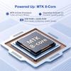 96GB MP3 Player with Bluetooth and WiFi, Portable 4.02 Inch Touchscreen MP4 Players, Android Kids MP3 Player with Spotify, Audible, Deezer, App Store, Digital HIFI Music Player with Speaker, up to 1TB view 3