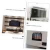 CAXUSD 2pcs Soundbar Mount Under Tv Soundbar Bracket Fashion Appearance Tv Rack Compatible No Pounding Easy Installation view 3