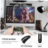 CAXUSD 2pcs Soundbar Mount Under Tv Soundbar Bracket Fashion Appearance Tv Rack Compatible No Pounding Easy Installation view 4