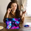 ACWDMKH for Amazon Fire Max 11 Tablet Case,(13th Generation, 2023 Release) 360 Degree Rotating Swivel PU Leather Stand Flip Folio Cover with Auto Wake/Sleep Case for Fire Max 11,Purple Glitter Men view 3
